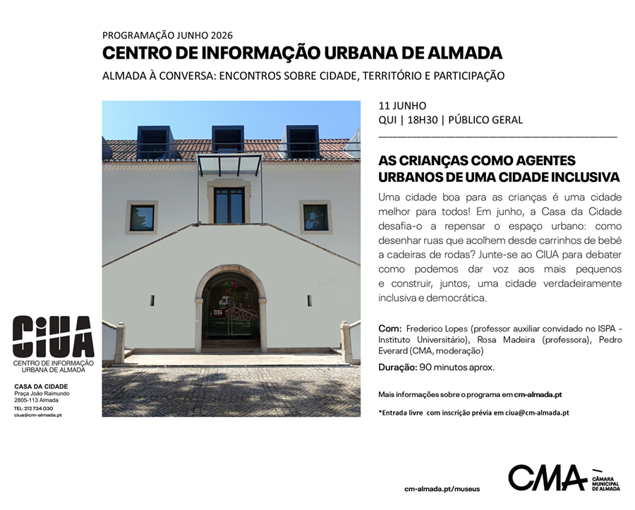 Almada à conversa: encontros sobre cidade, território e participação | junho 2026